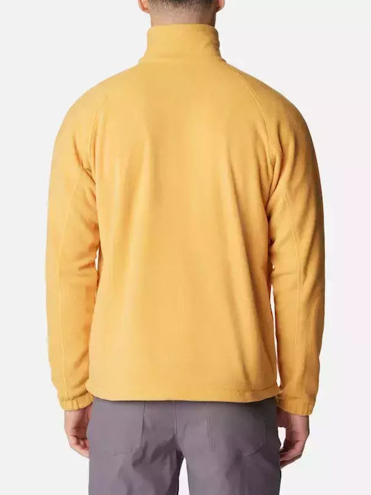Ανδρική Ζακέτα Fleece Κίτρινη