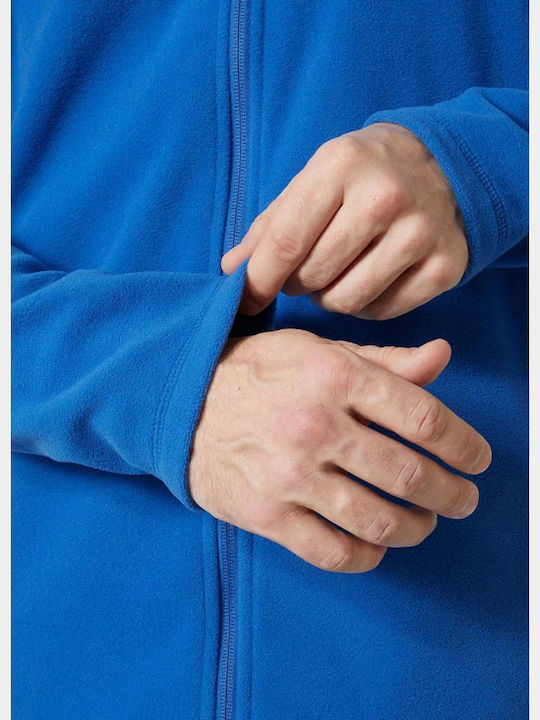 Cardigan Fleece pentru Bărbați Albastru