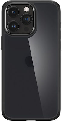 Spigen Ultra Hybrid Umschlag Rückseite Kunststoff / Silikon 2mm Frost Black (iPhone 15 Pro)