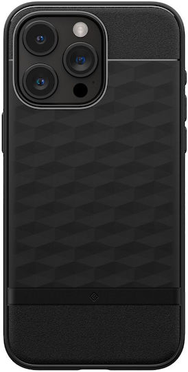 Caseology Parallax Mag Back Cover Silicone Black (iPhone 15 Pro)