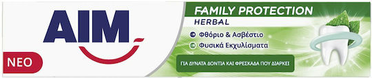 AIM Family Protection Herbal Οδοντόκρεμα κατά της Τερηδόνας 75ml