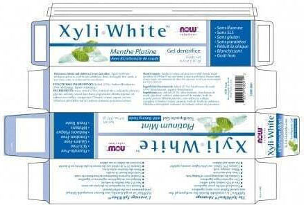 Now Foods Xyli White Οδοντόκρεμα Χωρίς Φθόριο 181ml