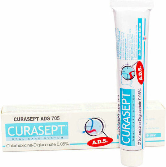 Curasept ADS 705 Паста За Зъби с Хлорхексидин за Зъбна Плака и Пародонтит 75ml