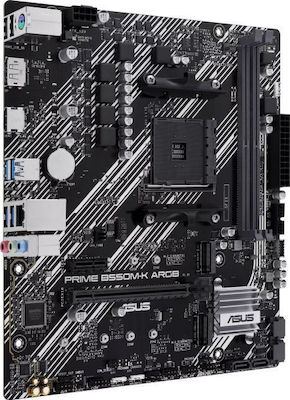 Asus Prime B550M-K ARGB Motherboard Micro ATX με AMD AM4 Socket