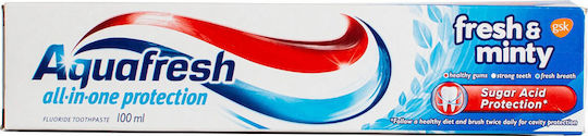 Aquafresh All in One Protection Οδοντόκρεμα Fresh & Minty 100ml