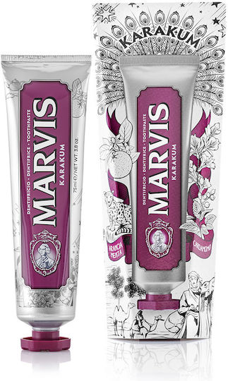 Marvis Karakum Limited Edition Οδοντόκρεμα για Ουλίτιδα , Πλάκα & Τερηδόνα 75ml
