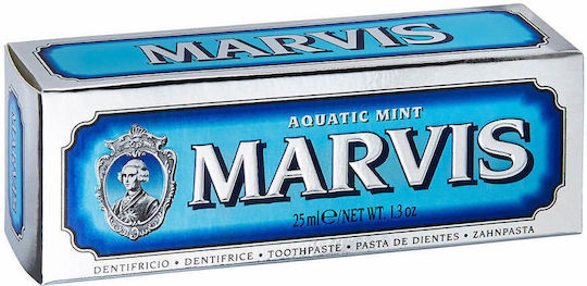 Marvis Aquatic Mint Toothpaste for Ulitis , Plaque & Cavities 25ml