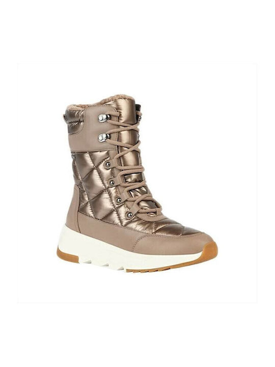 Falena Women's Ankle Boots Platform Brown