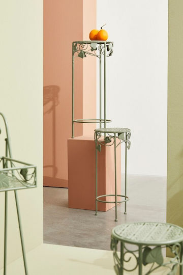 Bizzotto Metal Plant Towers Green 30x30x70cm 3 Pieces