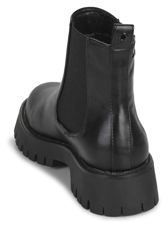 Ghete dama din piele Negru