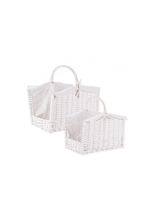 Wicker Decorative Basket Bizzotto