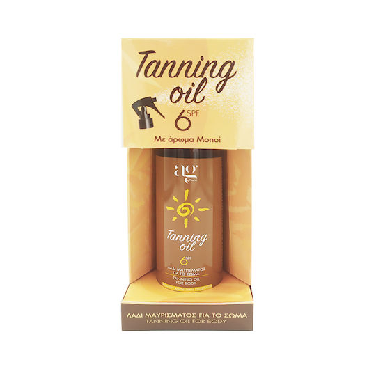 Ag Pharm Tanning Oil Sunscreen Oil Body SPF6 in Spray 150ml