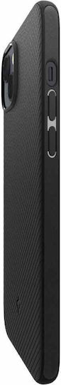 Spigen Mag Armor MagFit Back Cover Σιλικόνης Matte Black (iPhone 15 Pro)