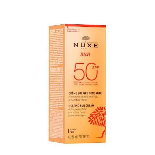 Nuxe Sun Delicious Cremă Solară Waterproof Pentru Față SPF50 50ml