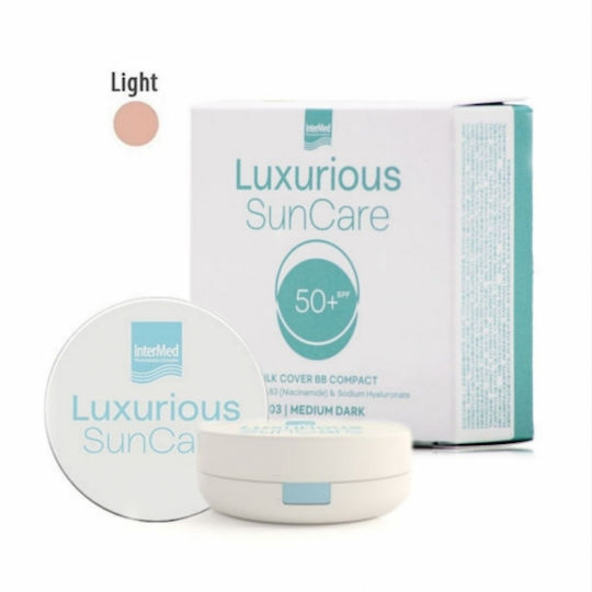 InterMed Luxurious Suncare Silk Cover Αντηλιακή Πούδρα Προσώπου SPF50 12gr