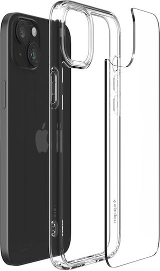 Spigen Crystal Hybrid Back Cover Plastic / Silicone Transparent (iPhone 15)