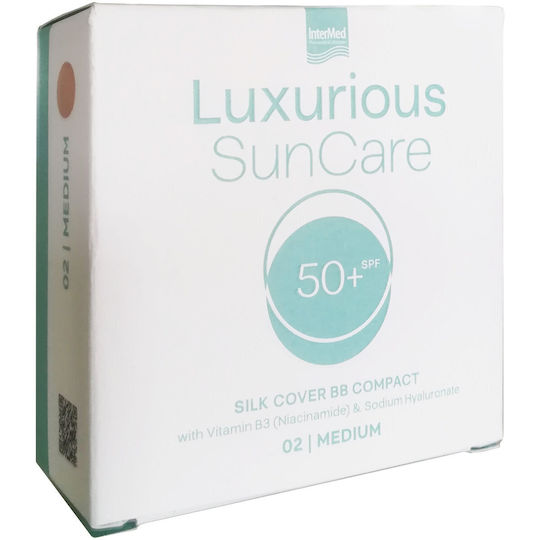 InterMed Luxurious Suncare Silk Cover Αντηλιακή Πούδρα Προσώπου SPF50 12gr