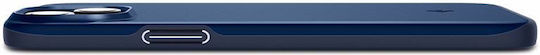 Spigen Thin Fit Back Cover Plastic / Silicone 0.6mm Navy Blue (iPhone 15)