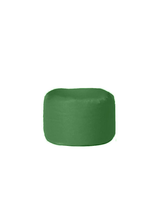 Waterproof Bean Bag Stool Poof Square Green 45x45x45cm