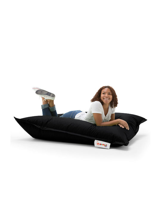 Puf Bolster Impermeabilă Negru 100x100cm