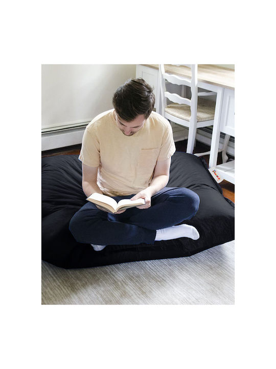 Puf Bolster Impermeabilă Negru 100x100cm