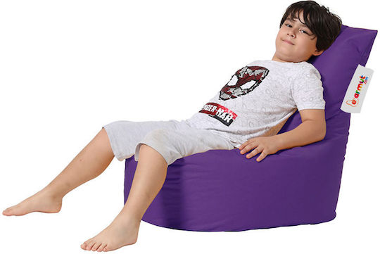 Πουφ Sessel Baton Purple 70x70x35cm