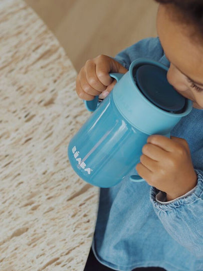 Beaba Παιδικό Ποτηράκι 360° από Πλαστικό Μπλε 340ml