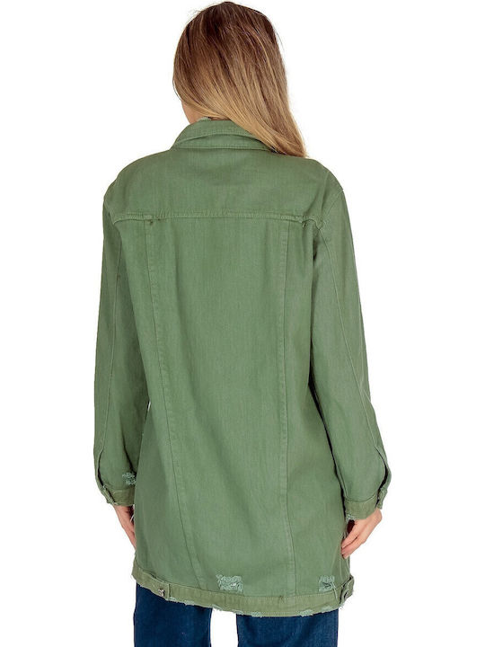 Γυναικείο Overshirt Χακί