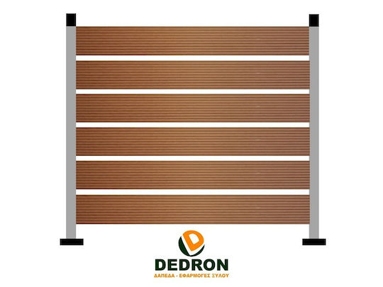 Dedron 2009-12 Garden Fencing Material Light Brown 1pcs Brown