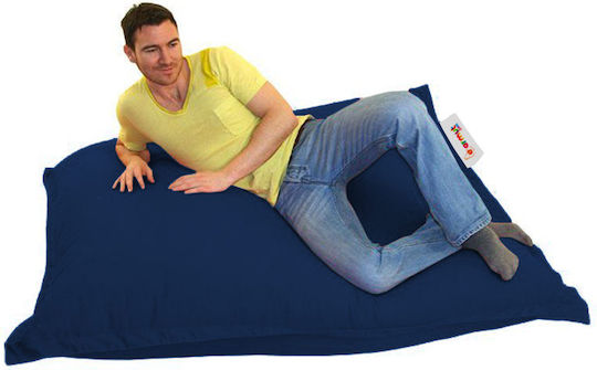Fotolii Puf Bolster Impermeabil Albastru Închis 100x100cm