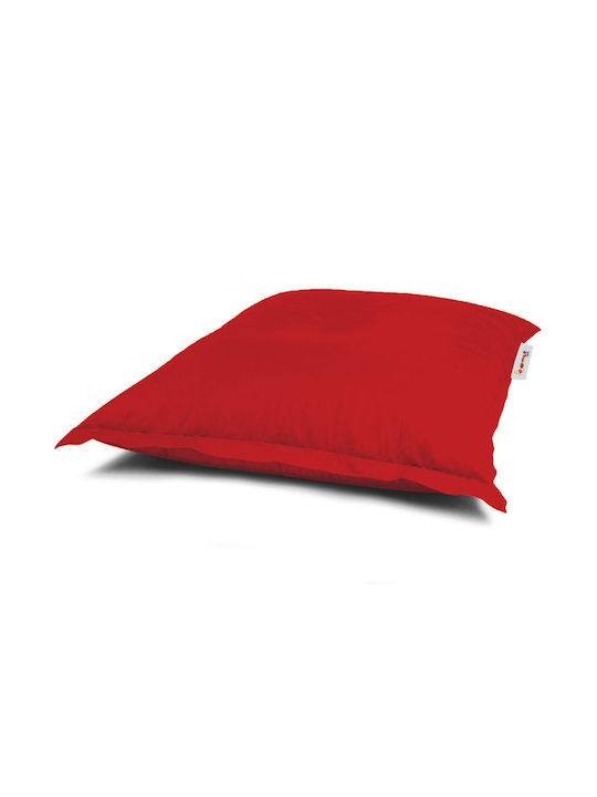 Waterproof Bean Bag Bolster Poof Red 100x100cm