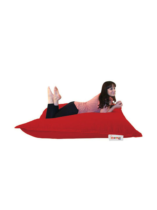 Waterproof Bean Bag Bolster Poof Red 100x100cm