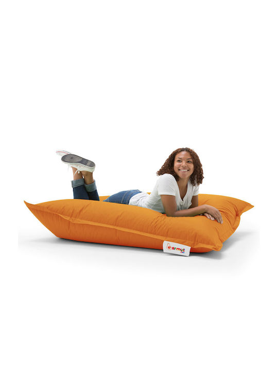 Πуф Болстър Водоустойчив Orange 100x100см