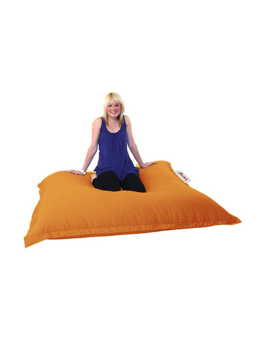 Πуф Болстър Водоустойчив Orange 100x100см