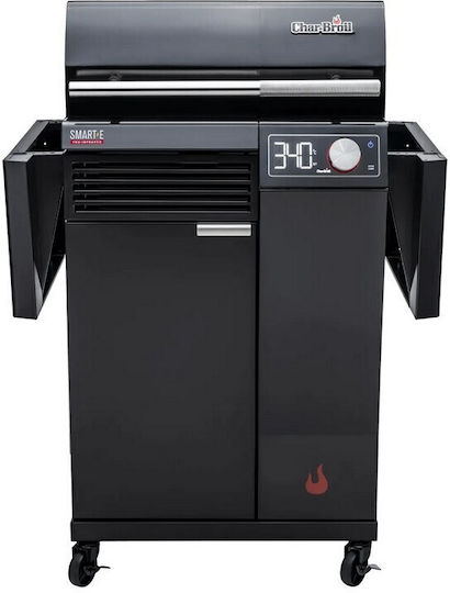 Char-Broil Smart-E С крака Електрическа скара Гладка плоча 2400W с капак и регулируем термостат