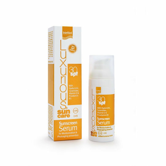 InterMed Luxurious Sunscreen Serum Face Sunscreen Serum SPF30 Spray 50ml