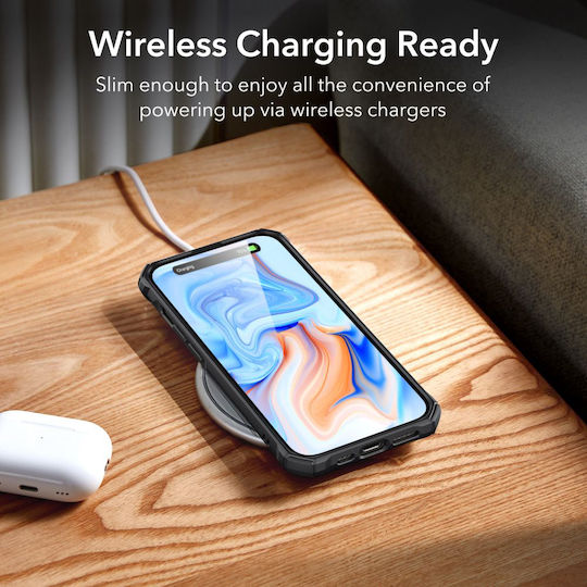 ESR Air Armor Back Cover Σιλικόνης Μαύρο (iPhone 15 Plus)