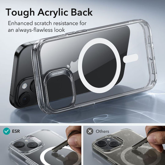 ESR Classic Hybrid Halolock Back Cover Πλαστικό / Σιλικόνης 0.5mm Διάφανο (iPhone 15 Plus)