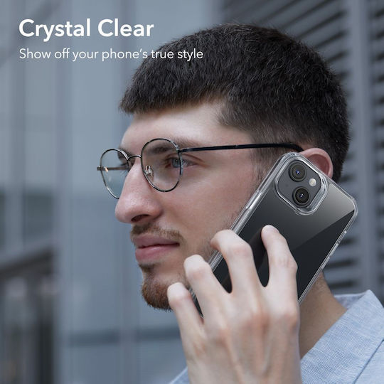 ESR Ice Shield Back Cover Tempered Glass / Σιλικόνης Σετ με Τζαμάκι Διάφανο (iPhone 15 Plus)