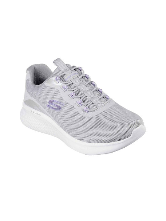 Overlay Mesh Sport Shoes Running Gray