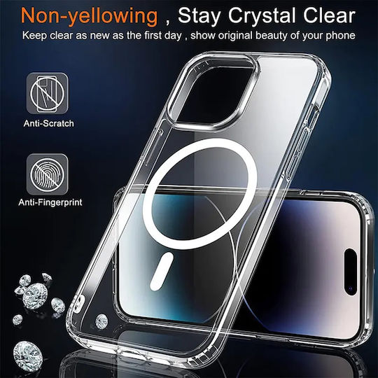 Techsuit Pro Back Cover Σιλικόνης Διάφανο (iPhone 15 Pro Max)