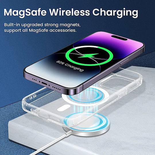 Techsuit Pro Back Cover Σιλικόνης Διάφανο (iPhone 15 Pro Max)