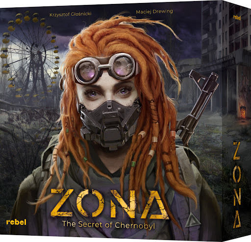 Board Game Zona: The Secret of Chernobyl for 1-4 Players 18+ Years Old (EN) Rebel Pl