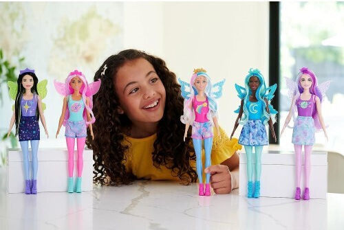 Barbie Regenbogen Puppe Farbe Enthüllung Für 3+ Jahre