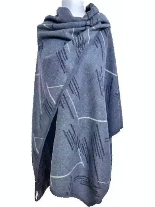 Women's Poncho Black