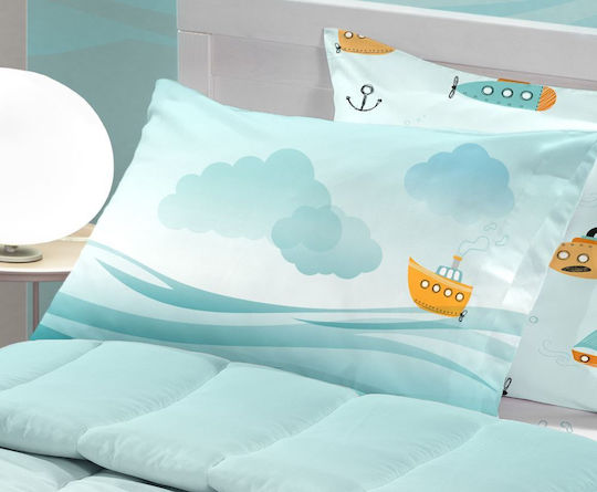 Saint Clair Sub Kids Pillowcase 50x70cm Blue 1717030121005