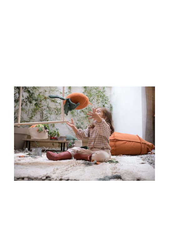 Lorena Canals Kids Decorative Pillow Carrot Orange 25x40cm
