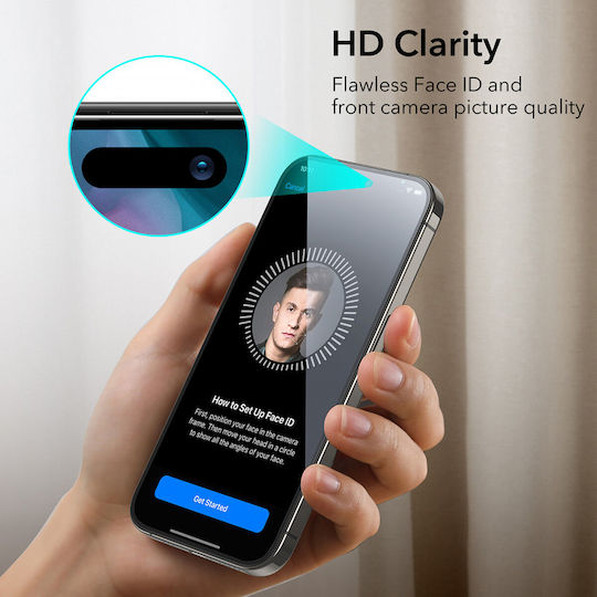 ESR Shield Tempered Glass (iPhone 15 Pro Max)