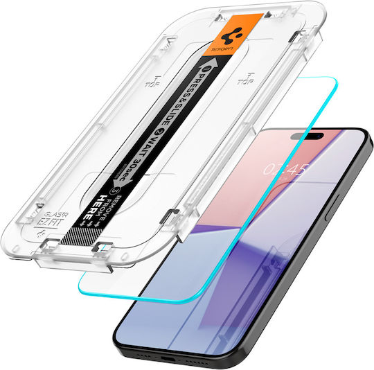 Spigen Glas.tR EZ Fit Tempered Glass (iPhone 15 Pro Max)