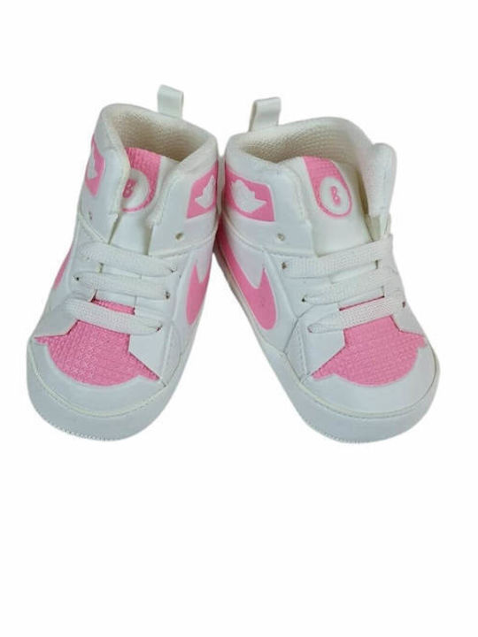 Boac Βρεφικά Sneakers Αγκαλιάς Λευκά